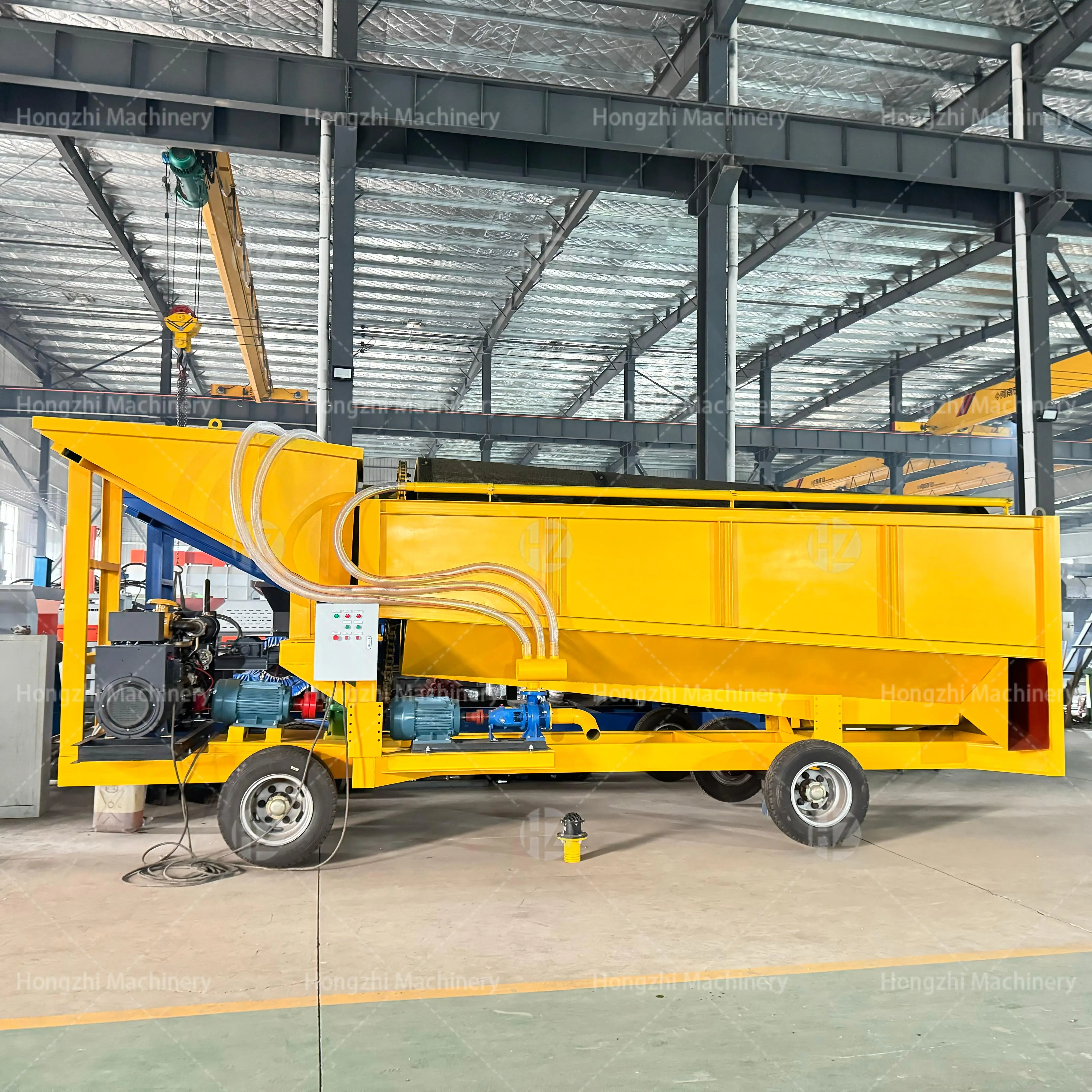 Gold Mining Rotary Trommel Screen Mobile Gold Washing Machine Trommel Soil Washing Machine