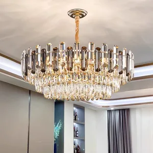 Wholesale Mid Century Indoor Luxury Hanging Chandelier Lighting Crystal K9