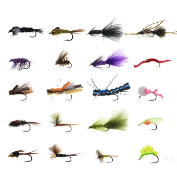 CHEERY New Arrival Cross-border Fly Fishing Lure Set, Bionic Insect Nymph & Dry Flies with Tungsten Bead Head, Equipped Fly Box – Lure – view 2