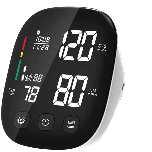BP monitor Digital Blood Pressure Machine Sphygmomanometer Smart Crmedidor De Presion Arterial  Hot Sale Acrylic