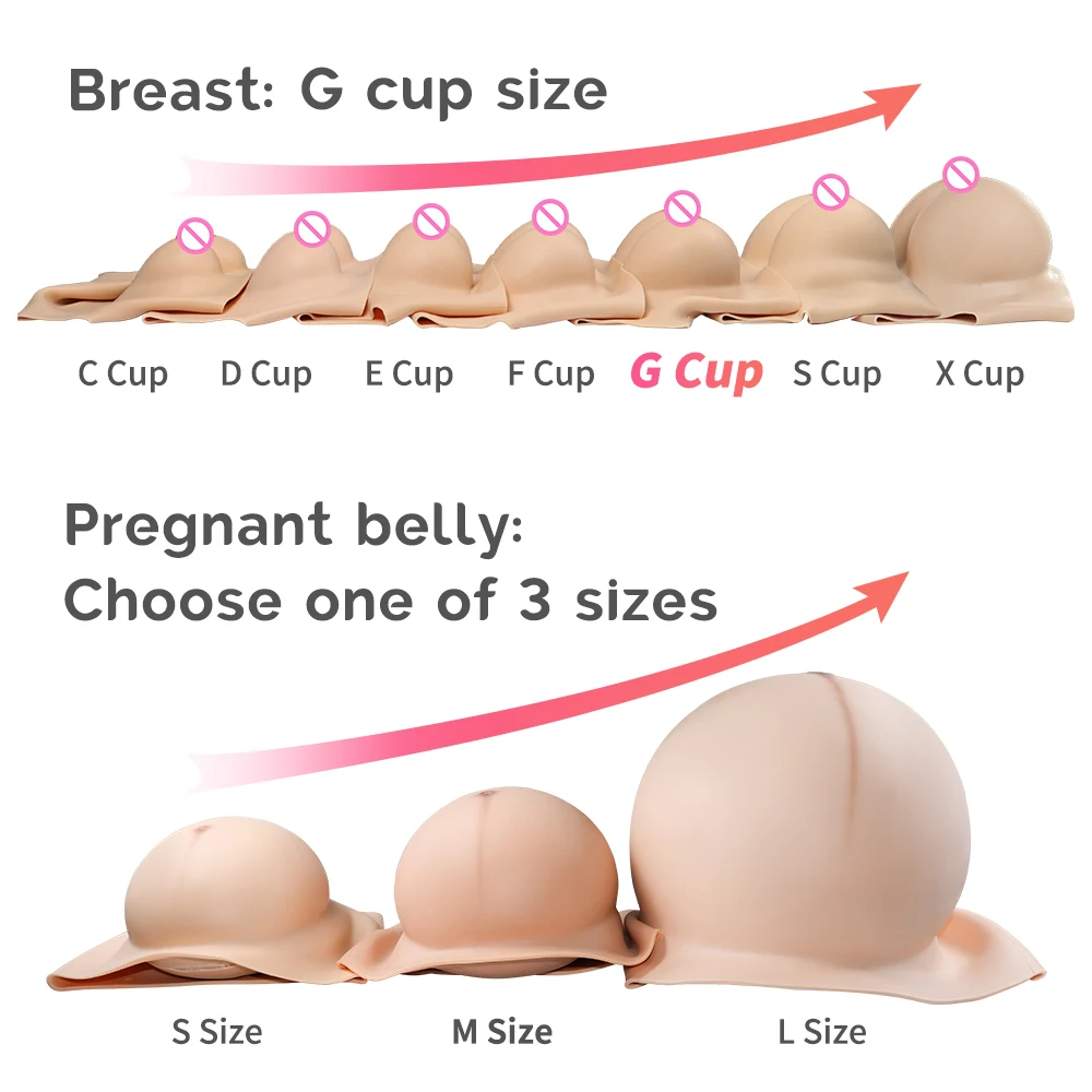 Different Pregnancy Weeks Size Artificial Pregnant