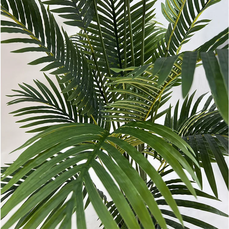 Good Quality Plastic 20 Leaves Palm 190cm Artificial Plant Areca Palm