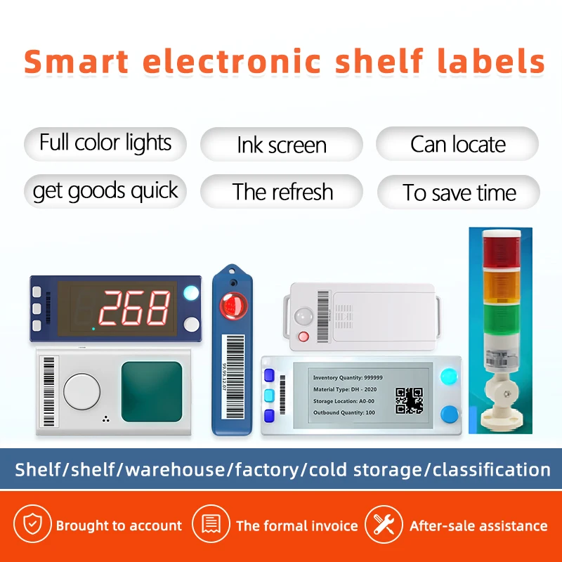 PICKSMART V31 Electronic picking tags with buzz for warehouse pick to light Electronic Rack Tag for WMS warehouse factory