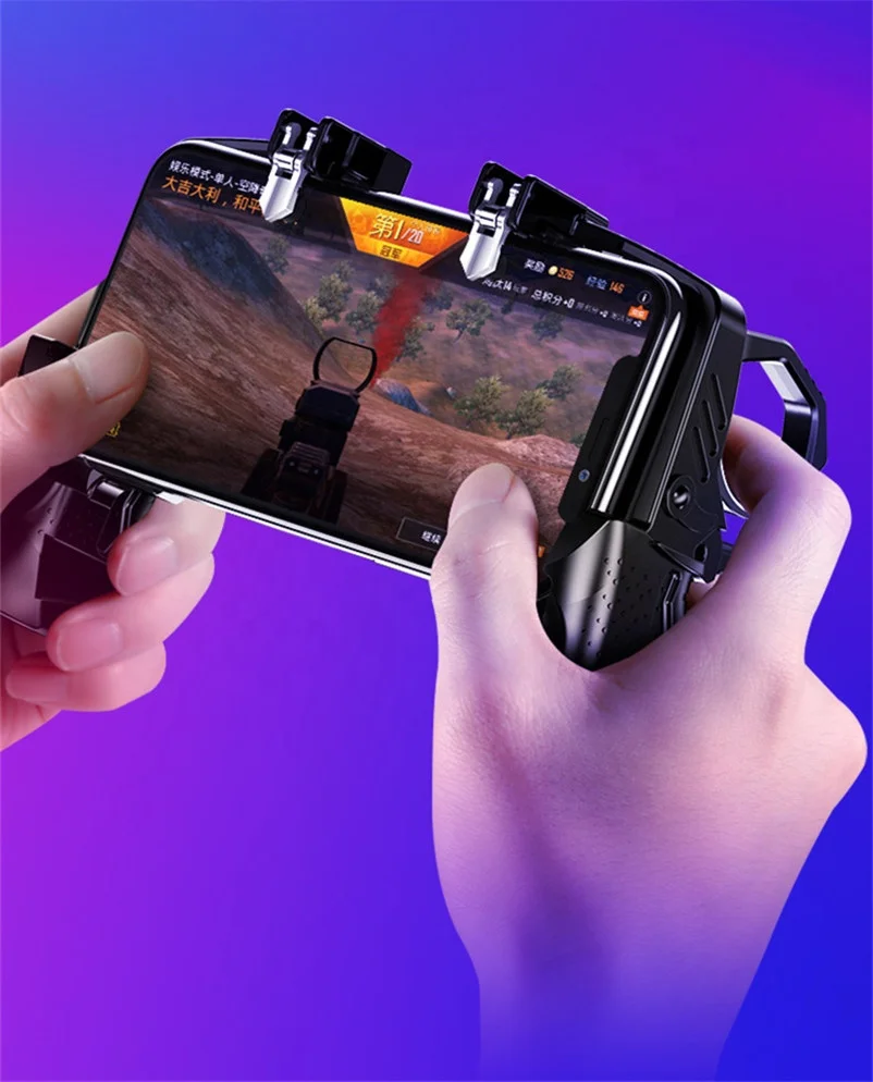 K21 Hottest Mobile Phone Game Controller ABS Gaming Console Chicken Eating Auxiliary Artifact Game Controller for Mobile