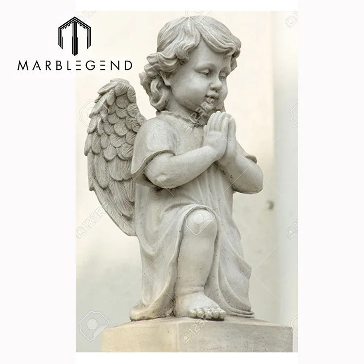 baby angel praying statue