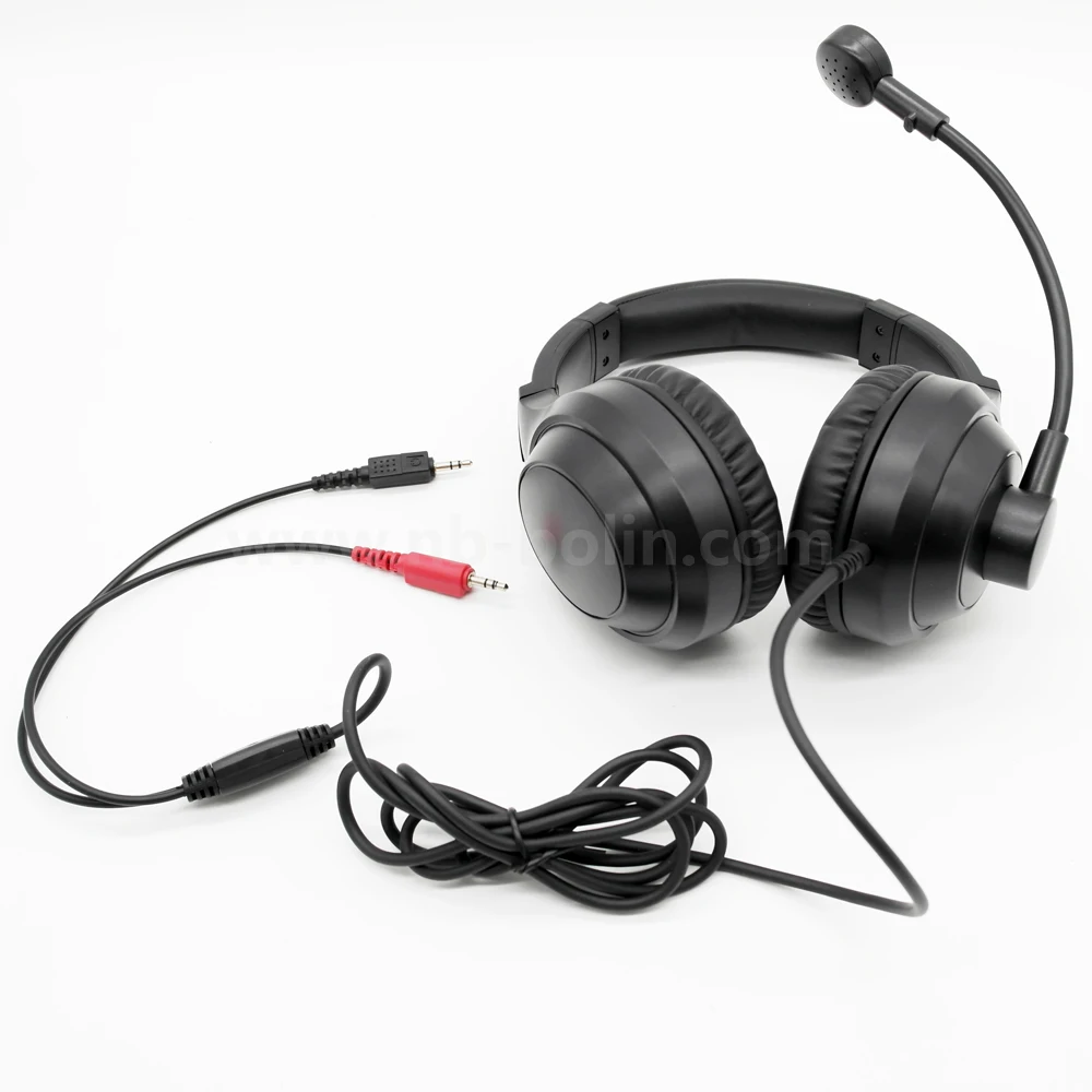 2021 Language Lab Equipment for English Translator Headset Headphones for Computer Lab