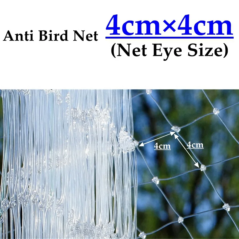 Mesh 100mm X 100mm Insect Net Chicken Duck Goose Bird Control Netting for Vineyard Orchard