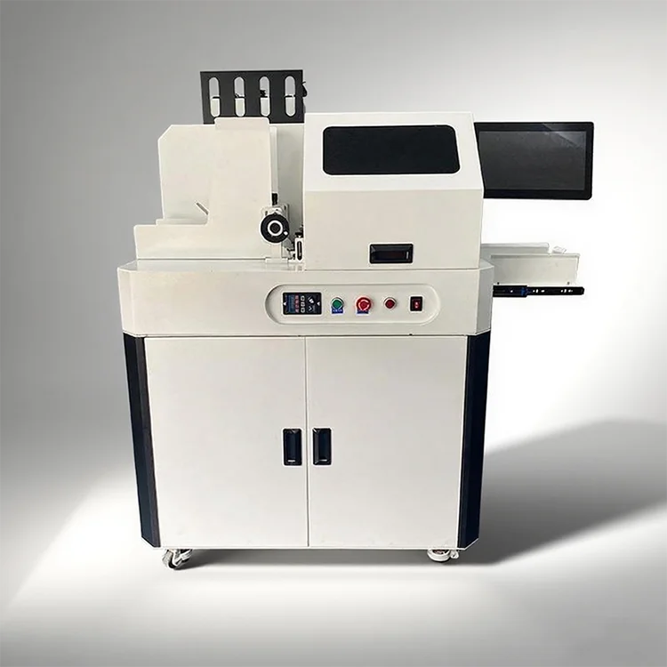 Lansong Auto Feeder Corrugated Paper Boxes Printing Paper Bags Inkjet Single Pass Cardboard Printer with h P Head and Computer manufacture