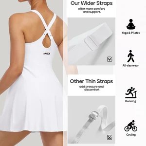 Custom Tall Women's Clothes High Neck Gym Fitness Dress Athletic Fitness Golf Tennis Dress Adult Tennis Sets