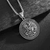 Vintage steel single pendant