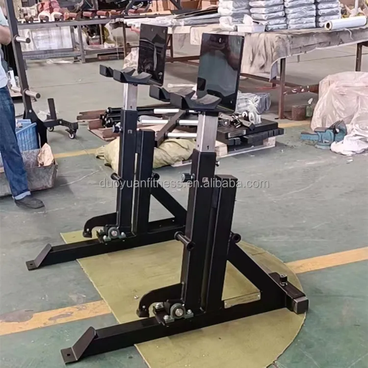 Ydyfit Adjustable Horizontal Dumbbell Spotter Stands With Pivot System