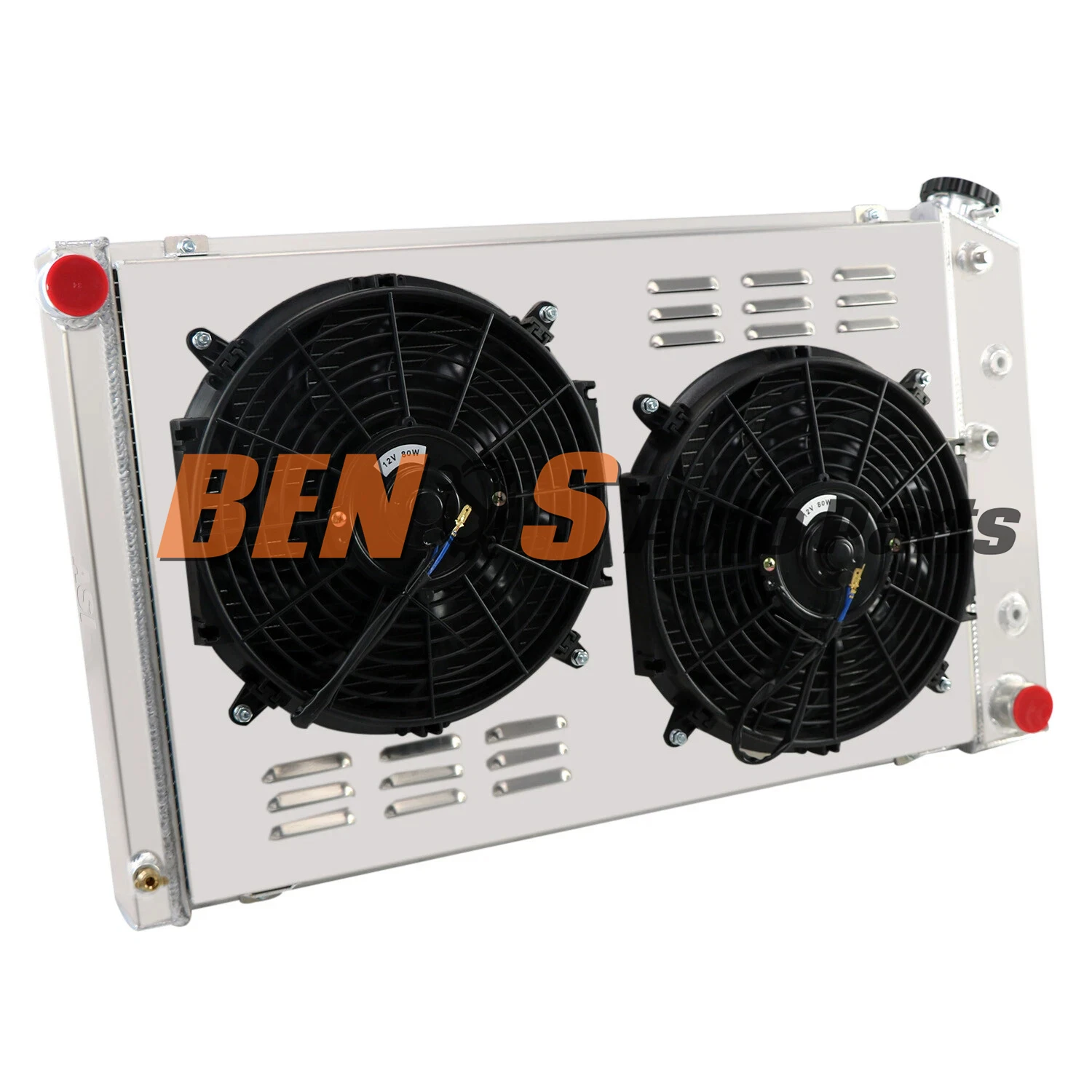Benos Auto Parts 1978-88 G-Body Monte Carlo EL Camino Regal Cutlass 3-Row Radiator Shroud Fan