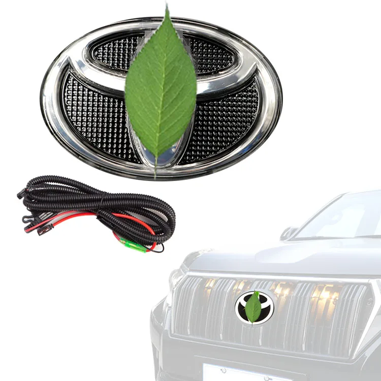Auto Front Grille Led Logo Light Emblem Grill Led Auto Logo Light Car