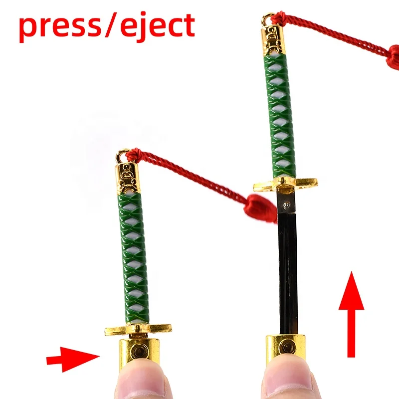 人気の日本のアニメワンピースカタナソードモデルキーホルダー