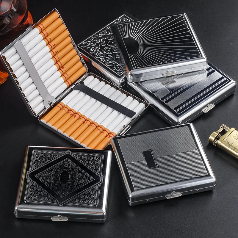 Alibaba.com: Waterproof Metal Cigarette Case YA2023021705, Holds 20  Cigarettes, Flip Open Design : Ideal for outdoor smoking accessories with a  MOQ of 50 pcs