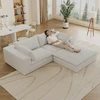 Loveseater+Ottoman:200.2(L)x 200.2(W)x61.0(H)cm, 64.3 kg