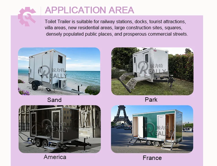 Portable Restroom Trailers Portable Shower Toilets Trailer For Sale