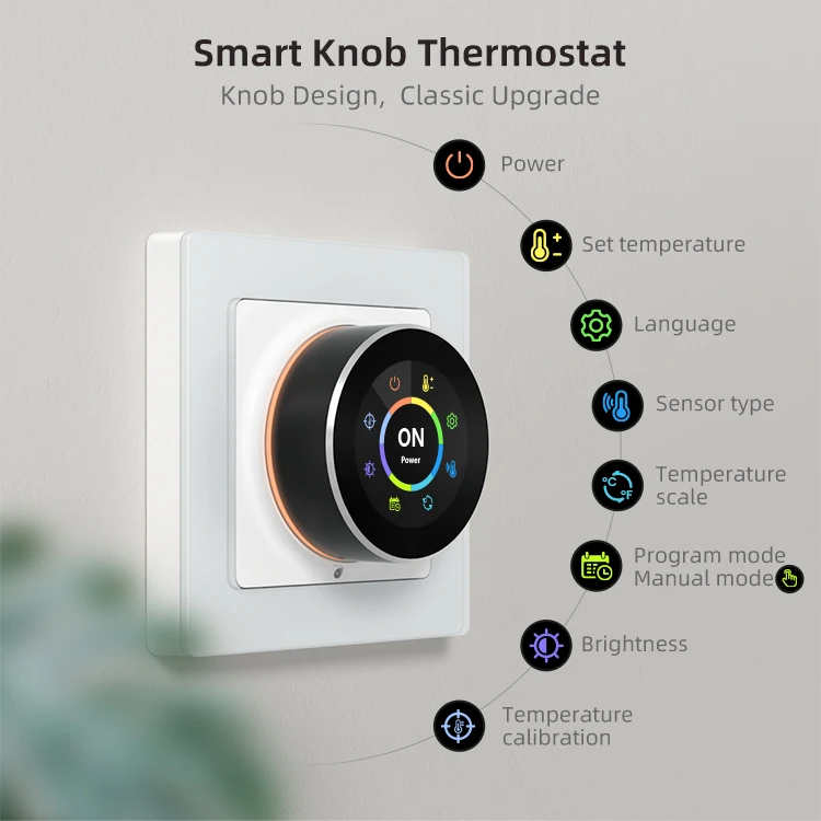 AVATTO Wifi Wireless Thermostat Smart Room Temperature Controller Water Heater/Gas Boiler/Electric Underfloor Heating Thermostat
