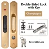 Double Side With Key + Champagne Gold
