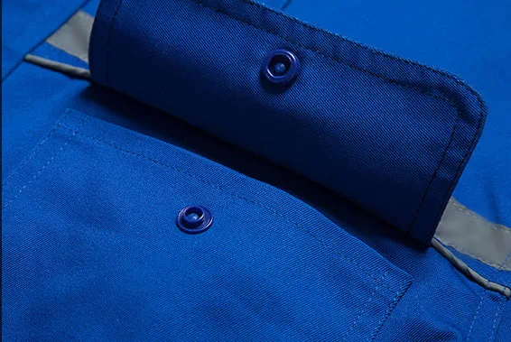 Custom Antistatic summer long-sleeved work clothes for men and women maintenance machine auto repair