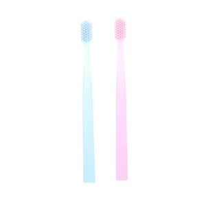 Popular Selling Soft Bristles Crystal Handle Toothbrush with Custom Logo Dental Care Adult Plastic Toothbrush