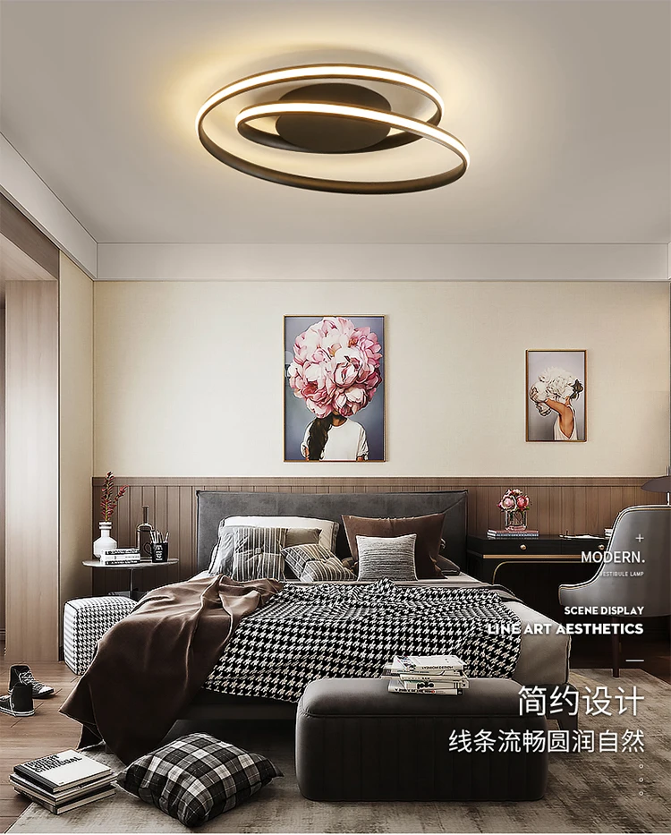 MEEROSEE Ceiling Lamp LED Ceiling Flush Mount Pendant Home Lighting MD87172