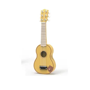 Unisex Montessori Educational Pretend Play Set Nontoxic Wood Guitar Toy for 2-4 Years Safety 36M+ Home Use Kids Toys