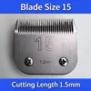 # 15 lames (longueur de bavure de 1,2 mm)