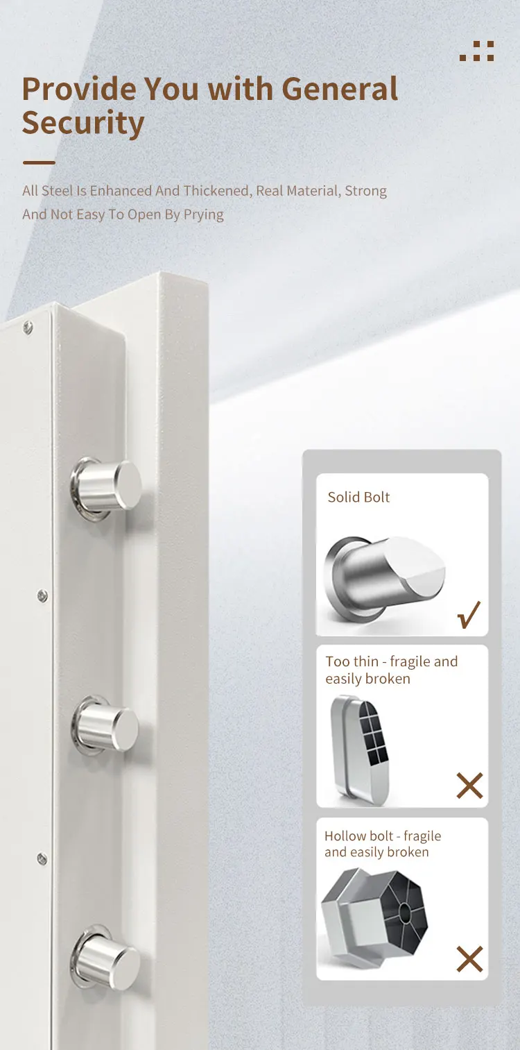 CEQSAFE High Security 2 Hours Door Fire Resistant Cabinet Fireproof Safe Box factory