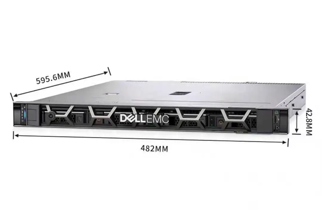 Poweredge R250 Back Dell Poweredge R250 Factory Prices Cabinet Server 1u Xeon E-2356g Sff ...