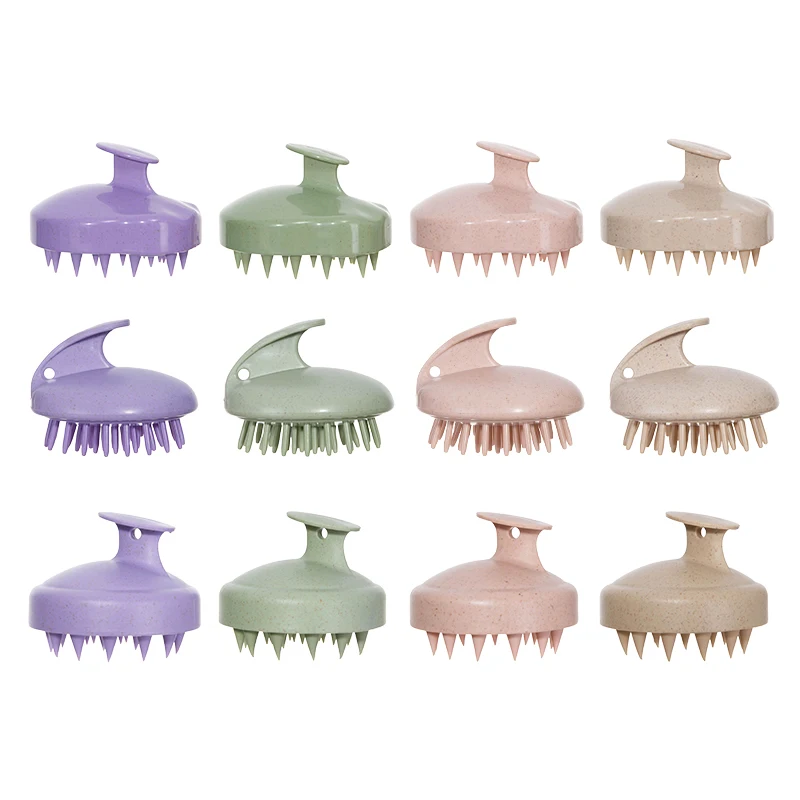 Силиконовая щетка для мытья волос