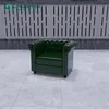 Dark green + single sofa