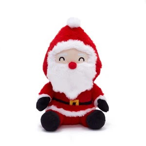 OEM ODM Custom Christmas Decorative Gift Stuffed Plushies Soft Santa Claus Plush Toy