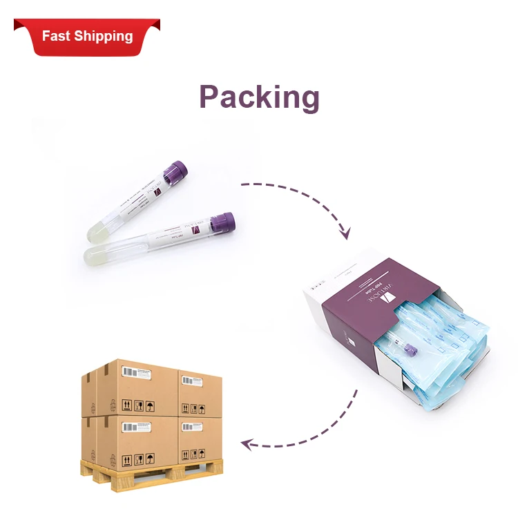 High Top Platelet Rich Plasma Separation Prp Tube 10ml With Acd Gel Prp