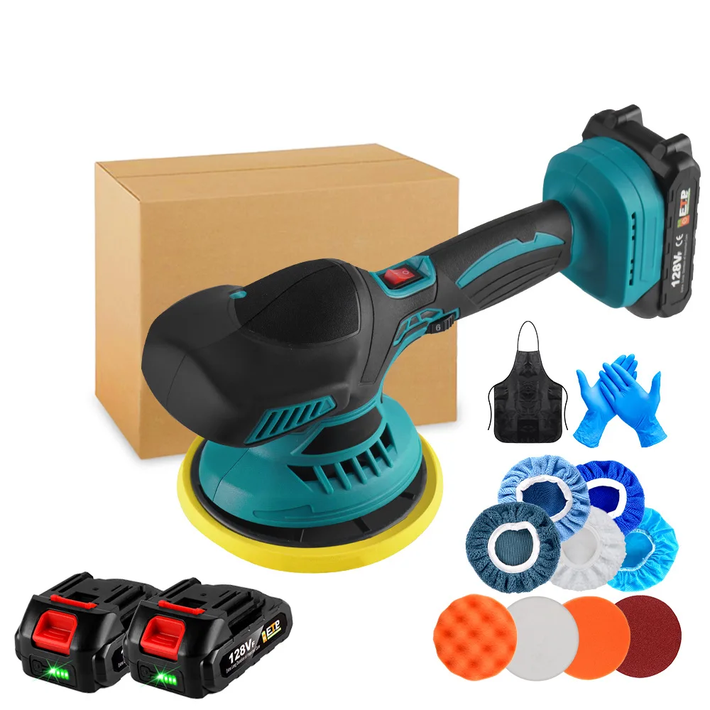 Speed Regulating Polishing Machine Headlight Rotary Cordless Nano Spta Dual Action  Small Polishing Cleaning Machine Kit Pulidor