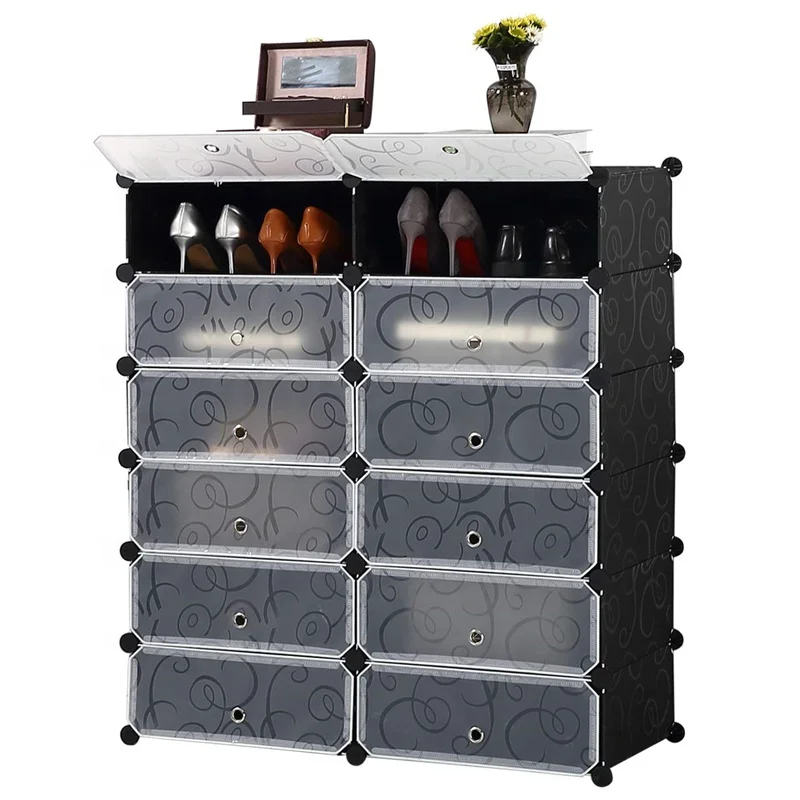 Variety Colors 8 DIY Home Storage Cube Shoes Organizer Cabinet Shelf Cubitbox 