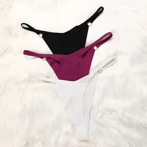 JENGS HotSelling Pean and American Plus Size Pure Cotton Crotch Women's Underwear Love Low Waist Sexy T Pants Traceless Ice Silk Women