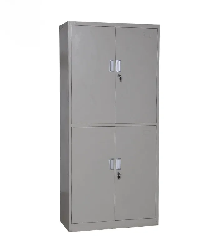 Factory Directly Office Filing Cupboard Design 4 Door Grey File Storage Cabinet