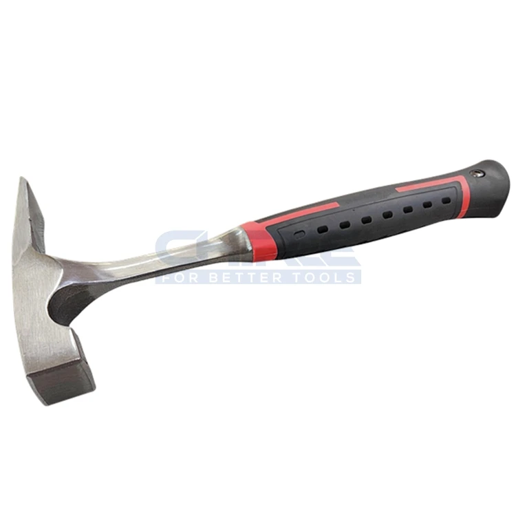 Инструменты Chiree горячая Распродажа стальной полностью кованый молоток для кирпича каменщик 600 г с амортизационной ручкой из термопластичной резины