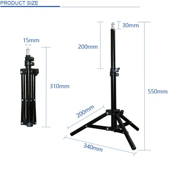 KALIOU New Arrival 0.55m Plate Buckle Flexible Tripod with 1/4 Screw Head Support Camera Smart Phone Go PRO Ring Light Accessory detail image