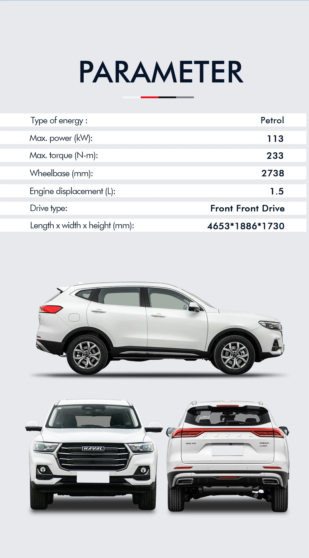 Haval H6 Suv 2021 Third Generation 2.0t Automatic Two-wheel Drive Max ...