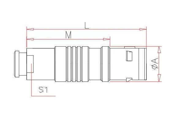 DIN Type Industrial Automotive Waterproof Circular Connector Push Pull Plug Cable Wire Harness Connector for Power Applications