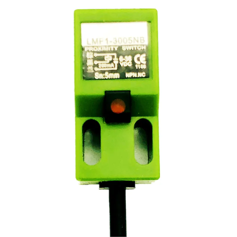 LMF1 Series NPN PNP Output Inductive Proximity Sensor Made in China with 5mm Sensing Distance for Square Detection