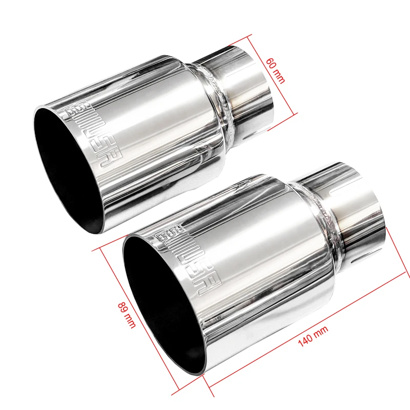 High Performance Exhaust Muffler With Tips B*mw E90 E92 E93 335is N54