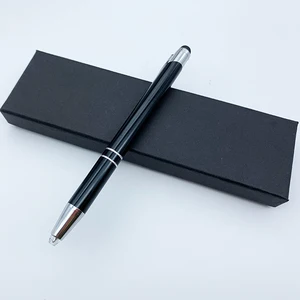 Hot Selling Business 3 in 1 Multi Function Metal Light Ball Pen with Custom logo &touch Screen Click Metal Ball Pen Set with Box