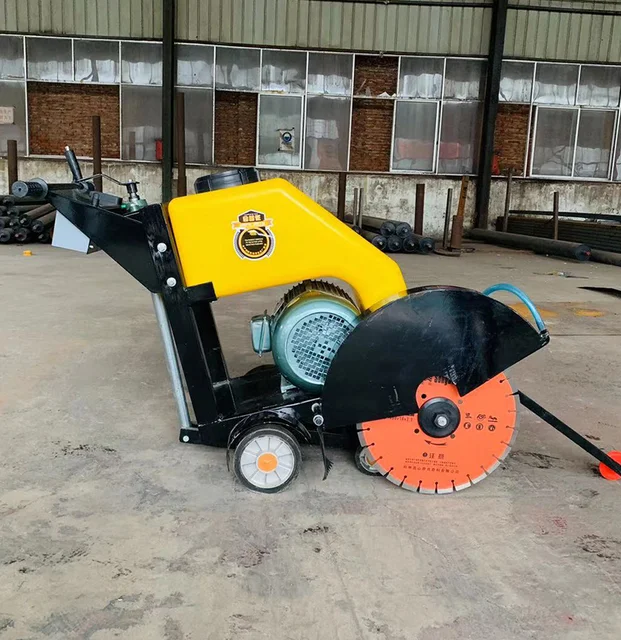 Concrete Cut Saw Cutter 350 400 500 mm Blades Diesel or Gasoline Engine Road Concrete Cutting Machine