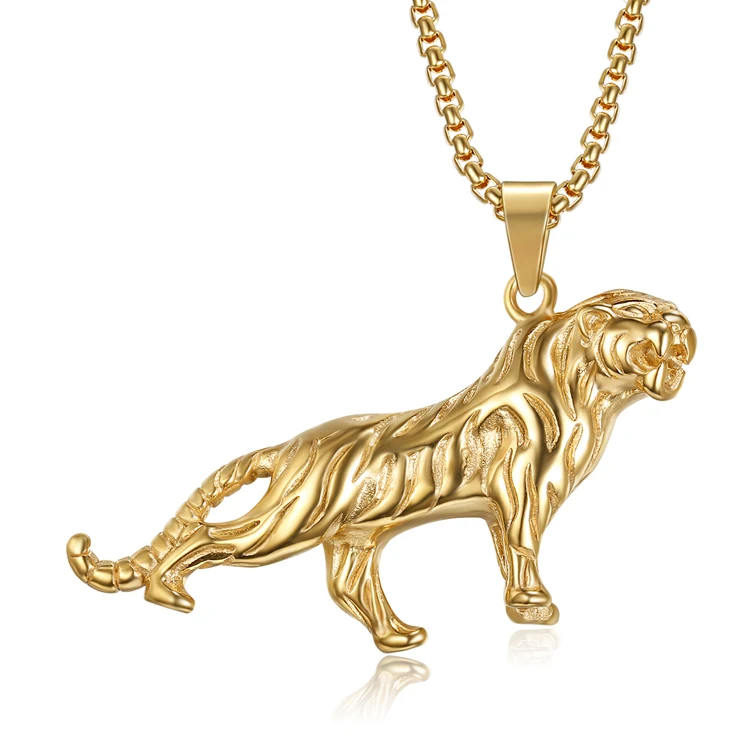 Latest Design Animal Jewelry Tiger Pendant Gold Stainless Steel Lion Head  Pendant For Man Gift - Buy 18k Gold Jewelry Necklace,Gold Animal Lion  Pendant,Hiphop Style Men Jewelry Product on 