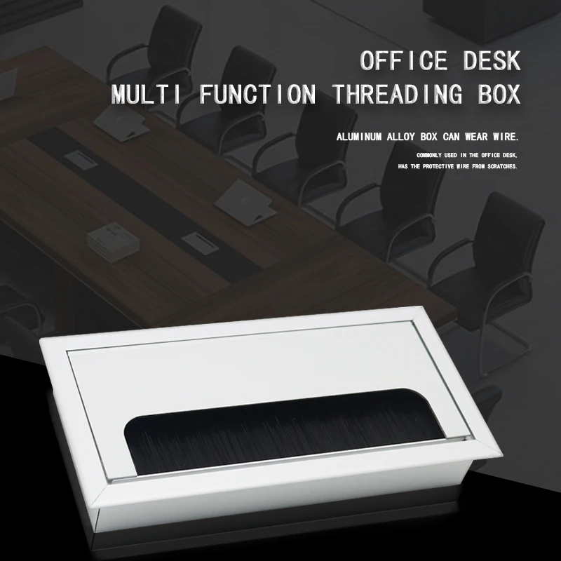 Cable Hole Cover Plastic Conference Table Cable Grommet Computer Desk Cable Grommet