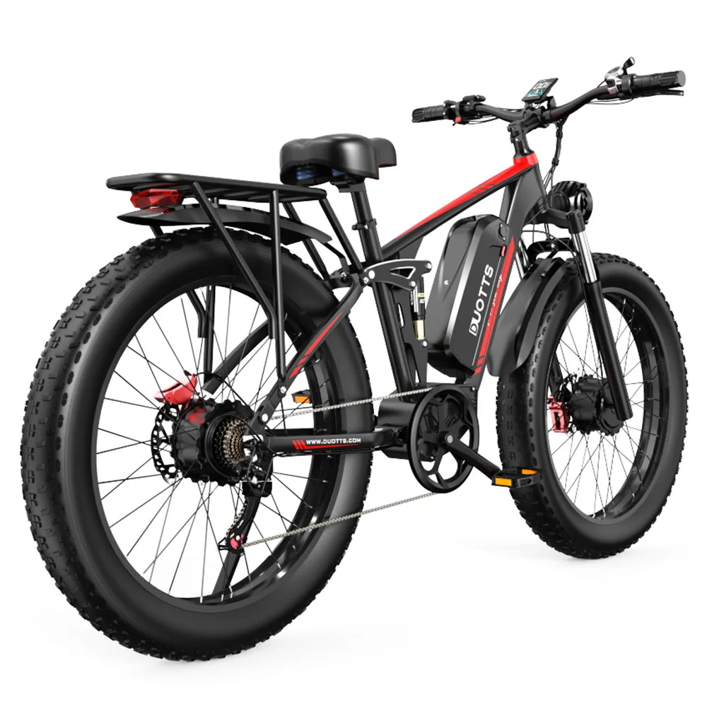 Duotts S26 1500W Ebike 120km elektrisches Fat Tire Bike 26*4.0 Snow Bike 26 Zoll Dual Motor MTB Mountainbike Voll federung Bicyc