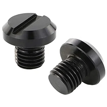 Custom CNC Aluminum Slotted round head screw connector Hole Plugs